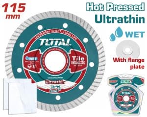 Total TAC2131151HT Διαμαντόδισκος Universal Υγράς Κοπής 115mm 115 Χ 22.2mm Χ 1.2mm Λεπτός