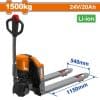 Wadfow WNHLR15 Ηλεκτρικό Παλετοφόρο 1.500Kg / Li-ion 24V-20Ah