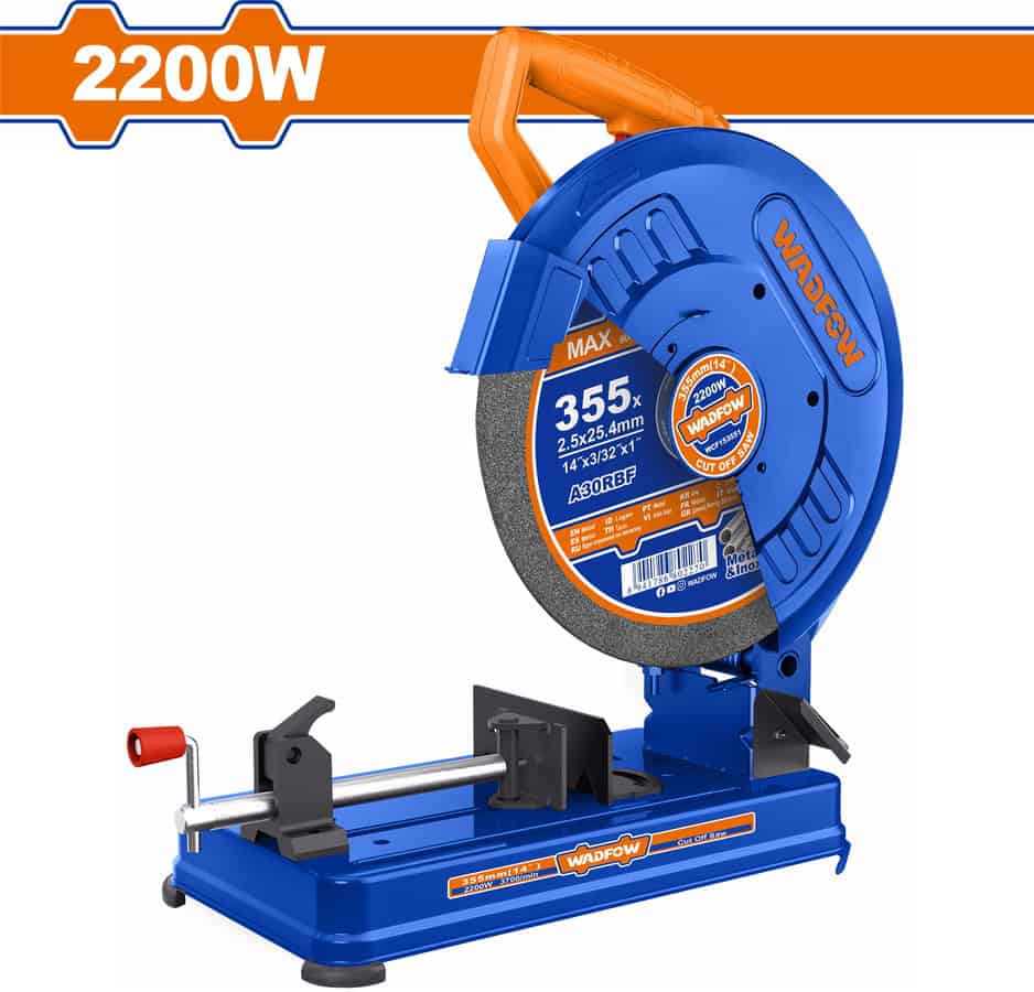 Wadfow WCF153558 Δισκοπρίονο Κοπής Μετάλλων 2.200W / Φ-355mm