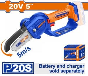 Wadfow WCLP550 Αλυσοπρίονο Κλαδευτικό Μπαταρίας Li-ion 20V Χωρίς Μπαταρία & Φορτιστή