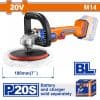 Wadfow WHL1B18 Αλοιφαδόρος Μπαταρίας 180mm Li-ion 20V Χωρίς Μπαταρία & Φορτιστή