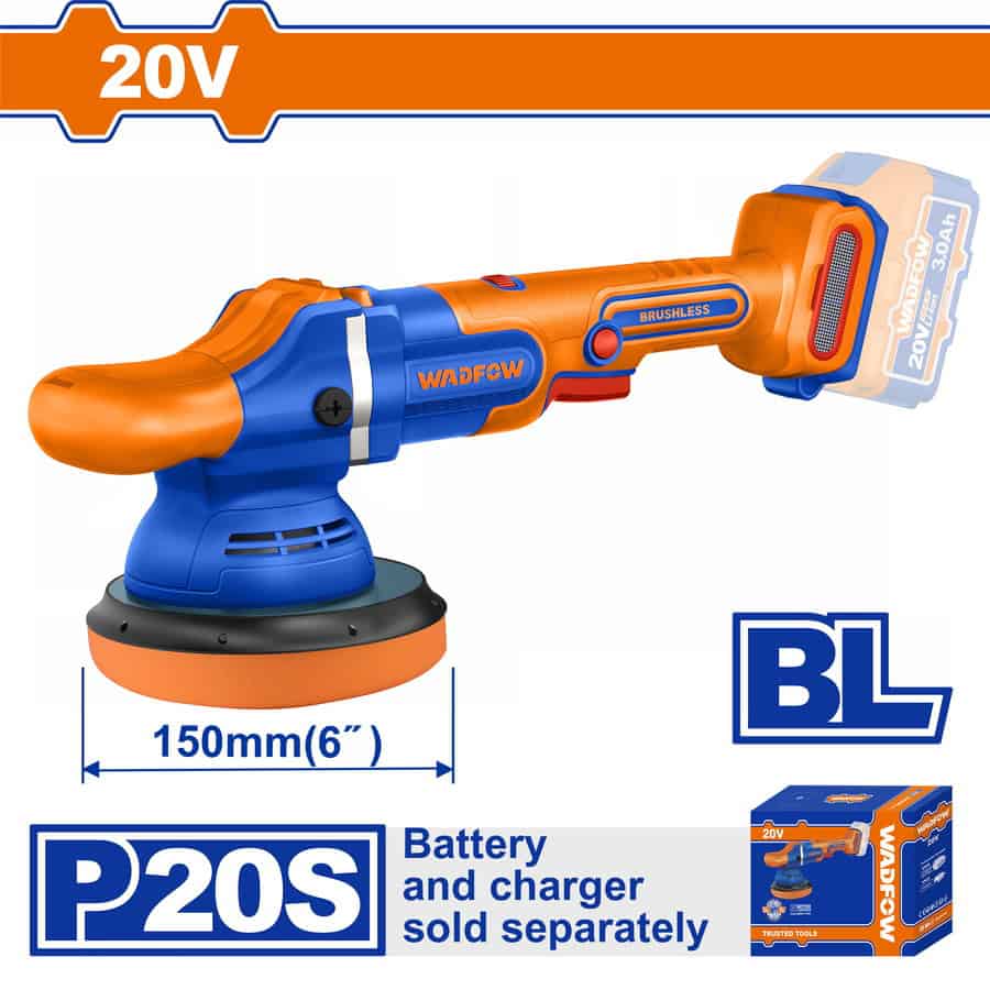 Wadfow WHL2B15 Αλοιφαρόδος Μπαταρίας 150mm Li-ion 20V Χωρίς Μπαταρία & Φορτιστή