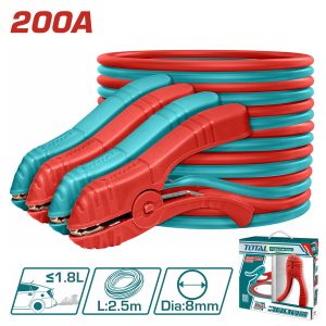 Total PBCA12001 Καλώδια Εκκίνησης Μπαταρίας Αυτοκινήτου 200A 2.5m