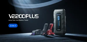 Topdon V2200PLUS Εκκινητής-Φορτιστής Μπαταρίας Αυτοκινήτου 12V με Φακό