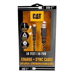 Cat USBC-G Καλώδιο φόρτισης USB to USB-C 18W μαύρο 3m