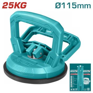 Total TSP01251 Μονή Βεντούζα Διαμέτρου 115mm με Ικανότητα Συγκράτησης 25kg