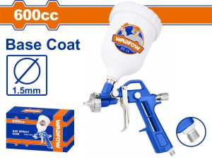 Wadfow WGA1504 Πιστόλι Βαφής Άνω Δοχείο Πλαστικό 600cc / 1.5mm