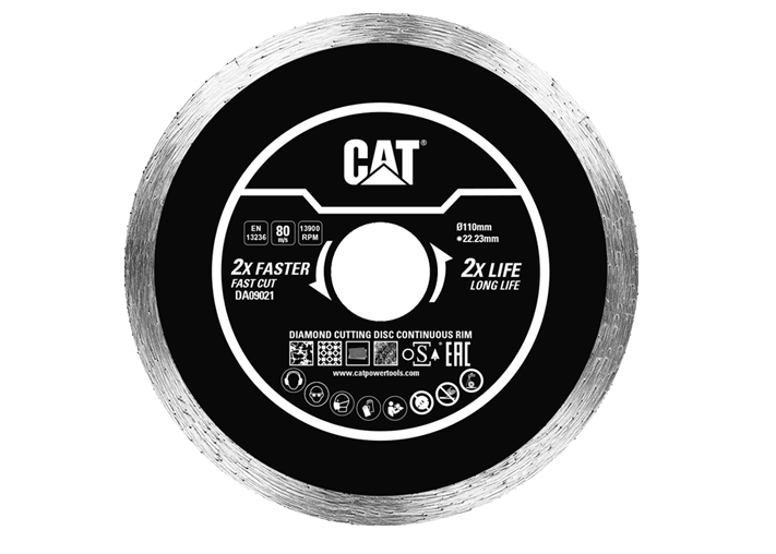 Cat DA09021 Δίσκος κοπής πλακιδίων διαμαντέ 110x22,23x1.6mm