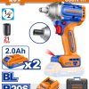 Wadfow WCD1B33E Μπουλονόκλειδο Li-ion 20V / 330Nm / 2Ah με 2 μπαταρίες