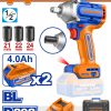Wadfow WCD1B483E Μπουλονόκλειδο Li-ion 20V / 480Nm με 2 Μπαταρίες