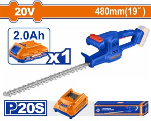 Wadfow WLYP5181E Ψαλίδι Μπορντούρας Μπαταρίας Li-ion 20V / 2Ah με 1 μπαταρία