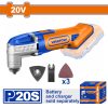 Wadfow WMUP5020 Πολυεργαλείο μπαταρίας Li-ion 20V χωρίς μπαταρία & φορτιστή