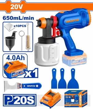 Wadfow WSU30668E ΣΕΤ Πιστόλι Βαφής Μπατ. Li-ion 20V