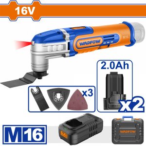 Wadfow WMUM5012E Πολυεργαλείο Μπαταρίας Li-ion 16V / 2Ah / 2 Μπαταρίες