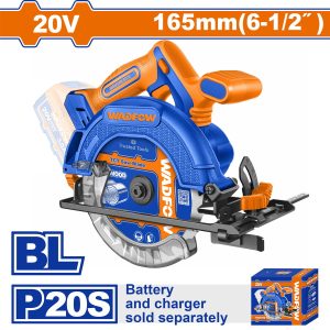 Wadfow WLWP5520 Δισκοπρίονο Μπαταρίας Li-ion 20V / 165mm Χωρίς Μπαταρία & Φορτιστή