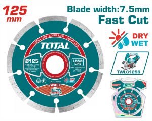 Total TAC111254 Ανταλλακτικός Διαμαντόδισκος Φ-125mm X 22.2mm Για TWLC1256