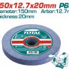 Total TAC1506027 Σμυρδοτροχος Φ-150 Χ 12.7 Χ 20mm / 60grit Για TGB15015