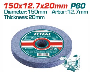 Total TAC1506027 Σμυρδοτροχος Φ-150 Χ 12.7 Χ 20mm / 60grit Για TGB15015