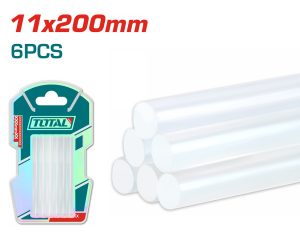 Total TACGT2061 Ράβδοι Σιλικόνης Διάφανο 11.2mm 6τμχ