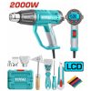 TotalTB200561 Πιστόλι Θερμού Αέρα 2.000W LCD Σε Βαλίτσα