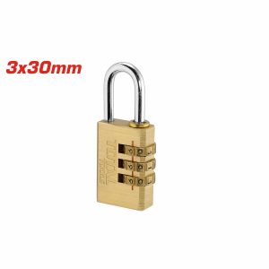 Total TBCK37303 Μπρούτζινο Λουκέτο Πέταλο Συνδυασμού 30mm