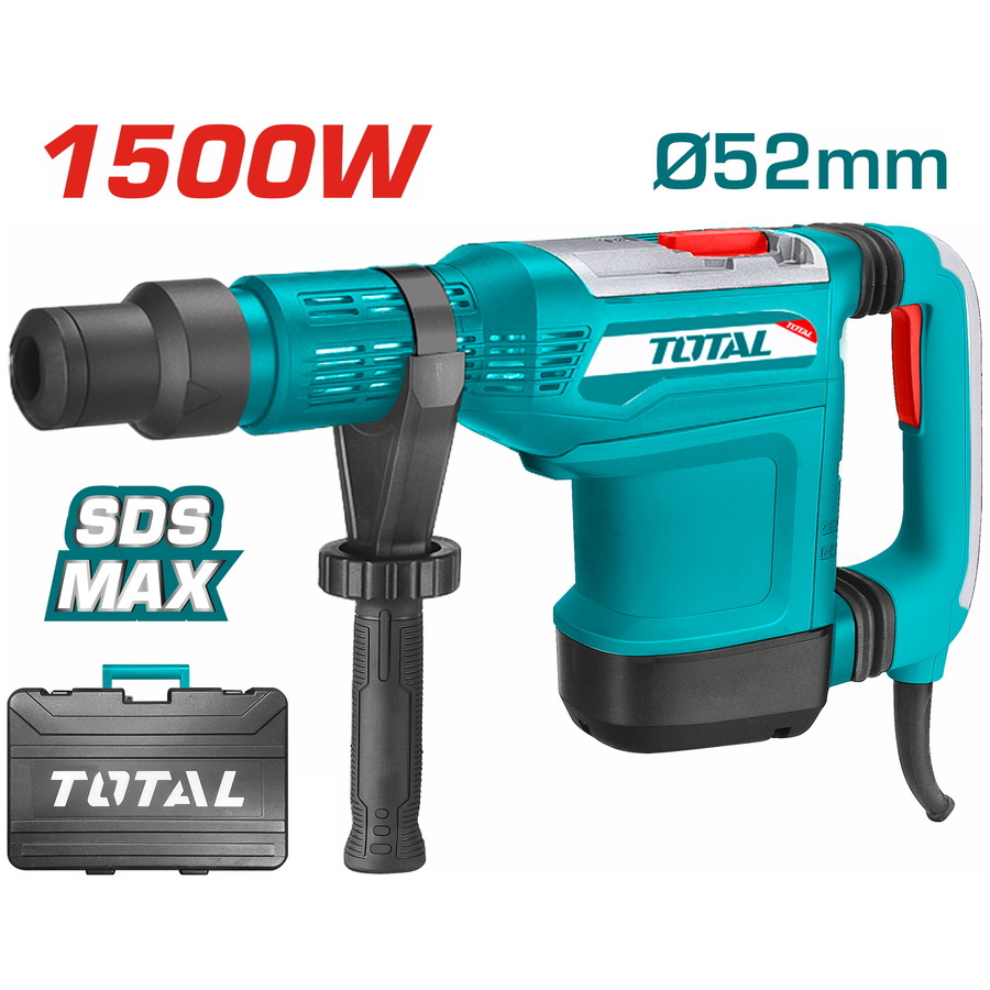 Total TH115526 Πιστολέτο Σκαπτικό - Περιστροφικό SDS-MAX 1.500W