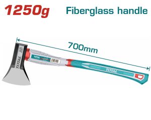 Total THAX061250 Τσεκούρι Πλαστική Λαβή 1.250gr