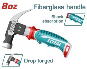 Total Σφυρί 220gr με Λαβή Fiberglass THCH61008D