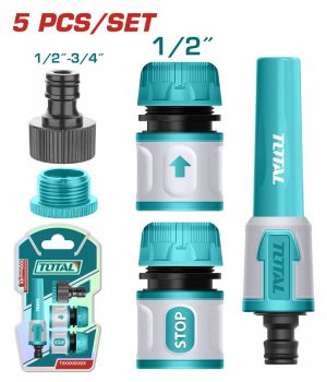 Total THHCS05122 Σετ Εκτοξευτήρα Νερού με Ταχυσυνδέσμους