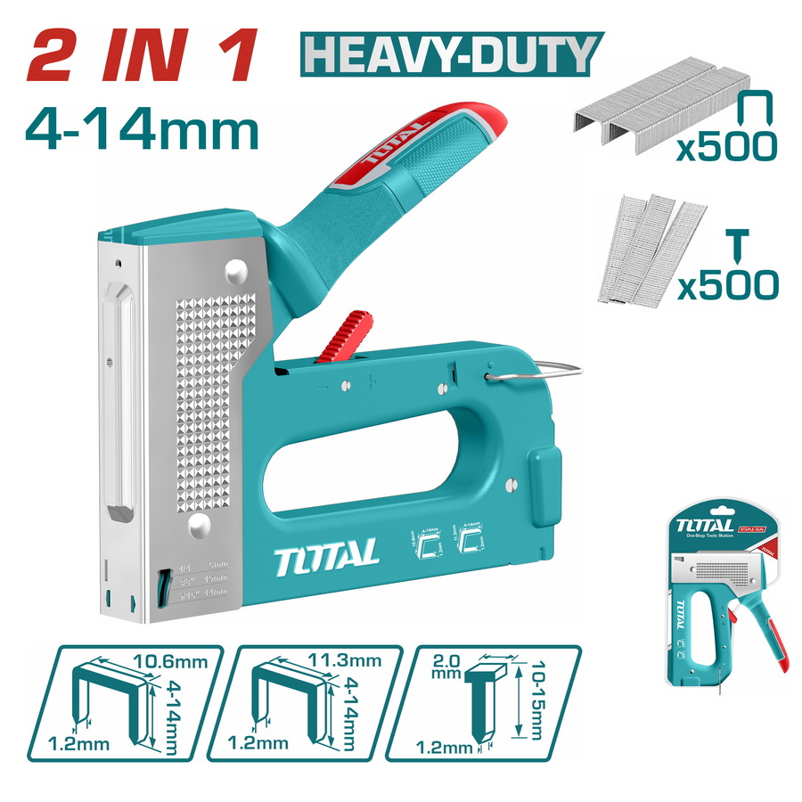 Total THT31148 Καρφωτικο Χειρος 4-14mm 2 σε 1