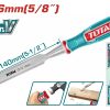 Total THT41166 Σκαρπέλο με Λοξή Λάμα Φάρδους 16mm & Πλαστική Λαβή
