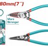 Total THTJ21801 Ασφαλειοτσίμπιδο ίσιο Με Ελατήριο 7" / 180mm