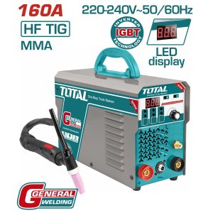 Total TIG1601 Ηλεκτροκόλληση INVERTER TIG/MMA 230V / 160A Με Αέριο
