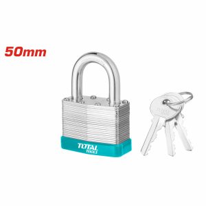 Total TLPK36501 Ατσάλινο Λουκέτο Πέταλο με Κλειδί 50mm