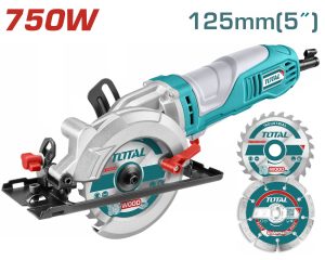 Total TMFS7501 Mini Δισκοπρίονο Χειρός Ξύλου & Δομικών Υλικών 750W / 125mm