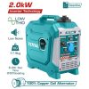 Total Γεννήτρια Inverter Βενζίνης Τετράχρονη με Χειροκίνητη Μίζα και Μέγιστη Ισχύ 2.5kVA
