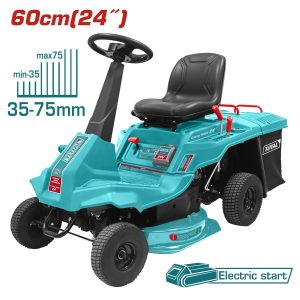 Total TRLMLI2024 Τρακτεράκι Βενζινοκίνητο Κοπής Γκαζόν 224cc / 7.5HP / 60cm