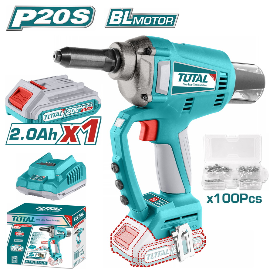 Total TRTLI20051 Πριτσιναδόρος Μπαταρίας Li-ion 20V / 2Ah / 1 Μπαταρία