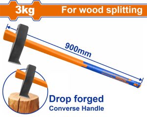 Wadfow WHM9323 Τσεκουροβαριά Σχισίματος Πλαστικη Λαβή 3Kg