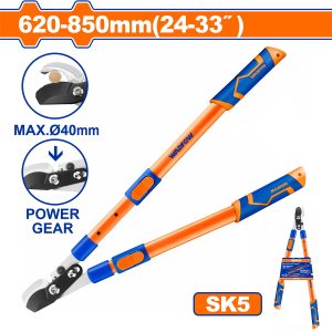 Wadfow WPR1E27 Ψαλίδα Κλάδου Τηλεσκοπική Με Bypass 620-850mm