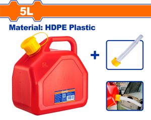 Wadfow WQY2305 Δοχείο Καυσίμου Πλαστικό 5Lit
