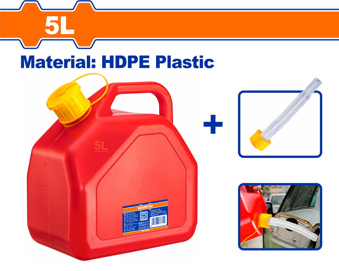 Wadfow WQY2305 Δοχείο Καυσίμου Πλαστικό 5Lit