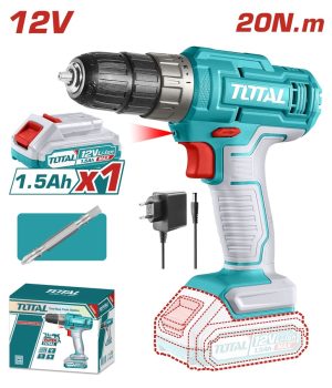 Total TDLI1218 Δραπανοκατσάβιδο Μπαταρίας Li-ion 12V / 1.5Ah / 20Nm / 1 Μπαταρία