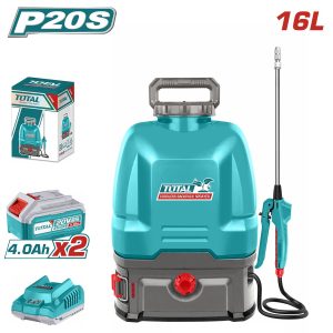 Total TSPLI201644E Ψεκαστήρας Πλάτης Μπαταρίας. Li-ion 20V / 4Ah / 2 Μπαταρίες