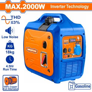 Wadfow WGEAS020 Ηλεκτρογεννήτρια Βενζίνης Inverter 2.000W