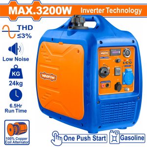 Wadfow WGEAS032D Ηλεκτρογεννήτρια Βενζίνης Inverter 3.200W