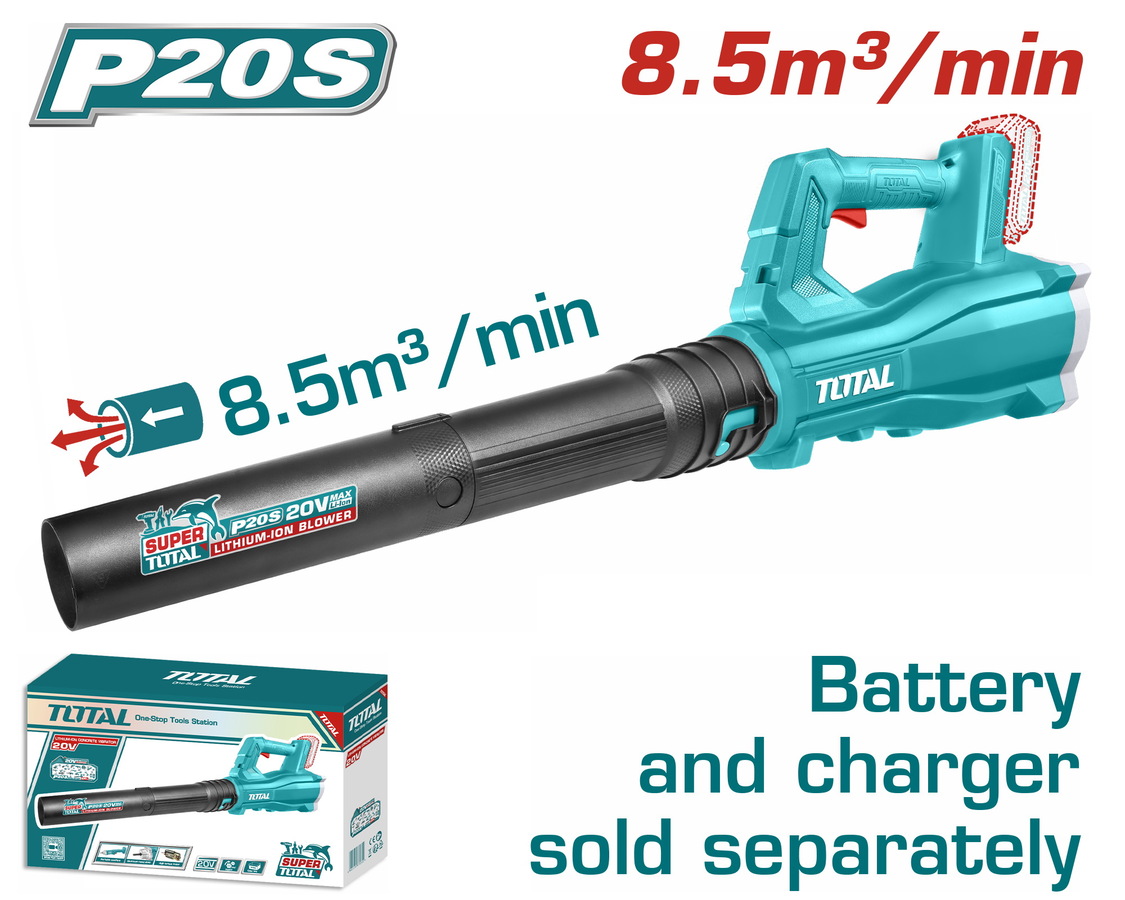 Total TABLI20323 Φυσητήρας Κήπου Μπαταρίας Li-ion 20V Χωρίς Μπαταρία & Φορτιστή