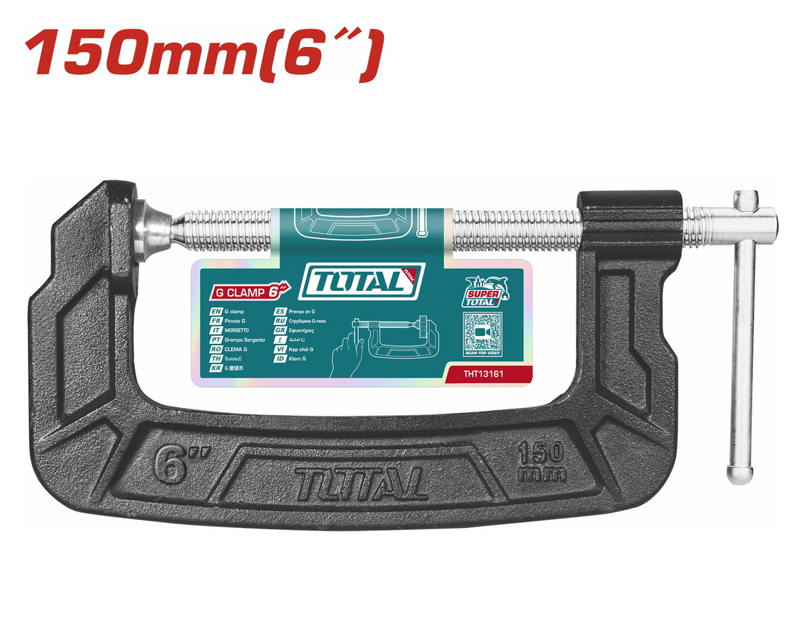 Total THT13161 Σφιγκτηρας Μαραγκων Τυπου G 6"