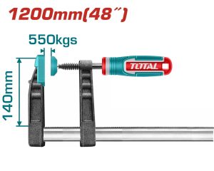 Total THT1321402 Σφιγκτηρας Μαραγκων 140 Χ 1200mm