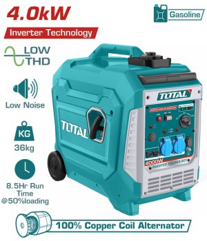 Total TP547506E Γεννήτρια Βενζίνης Inverter 4.000W